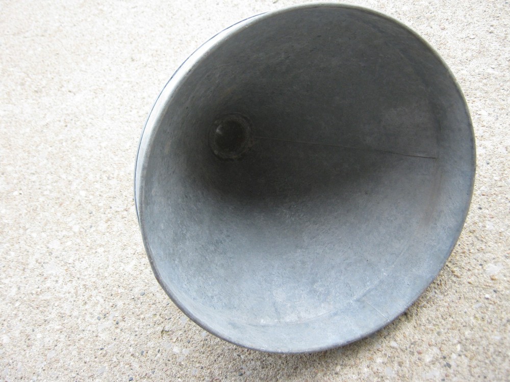 Vintage Galvanized Metal Funnel