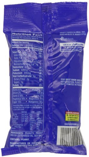 Planters Peanuts, Salted, 6-Ounce Package