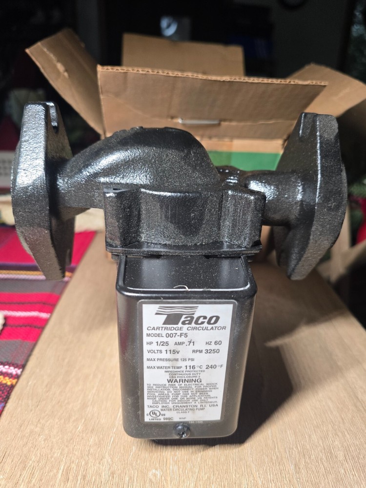 Taco 007-HF5 Circulator Pump "Black"