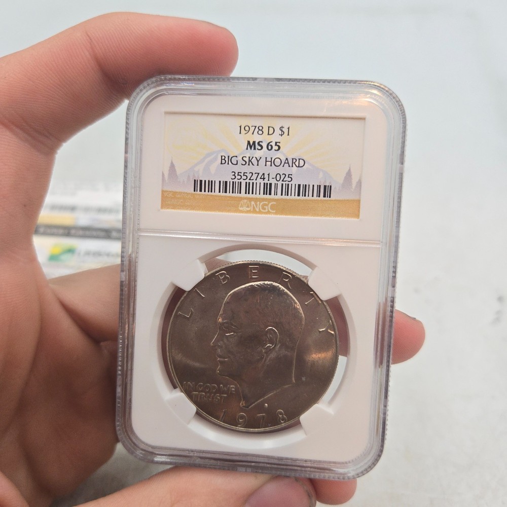 1976-D Eisenhower Dollar Type 2 MS65 NGC Big Sky Hoard
