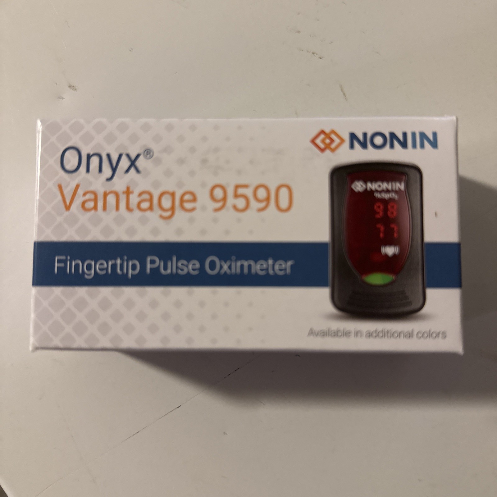 Nonin Medical Onyx Vantage 9590 Fingertip Pulse Oximeter Black NIB