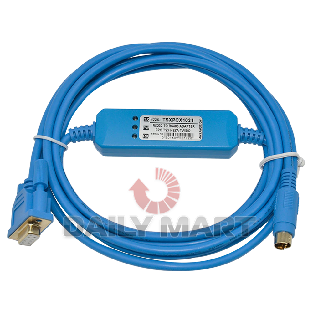 Used & Tested SCHNEIDER TSXPCX1031 PLC Programming Cable