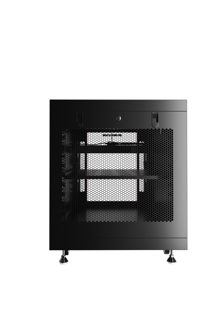 12U Server Rack Cabinet Premium Network Enclosure 35" Depth Data Cabinet wheels