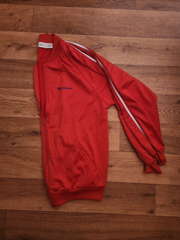 Brighton Reebok Red Zip Front Jacket Mens Size Medium