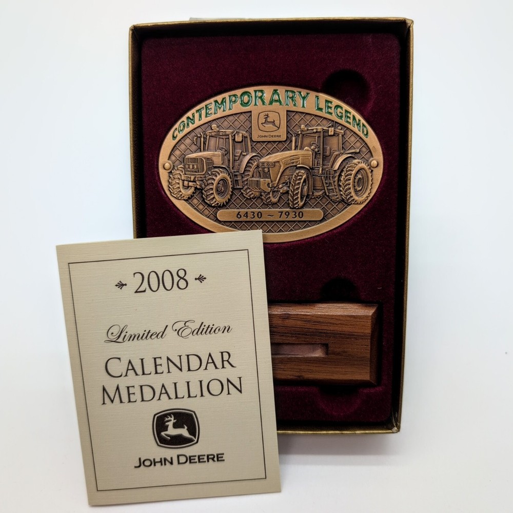 John Deere 2008 Calendar Medallion