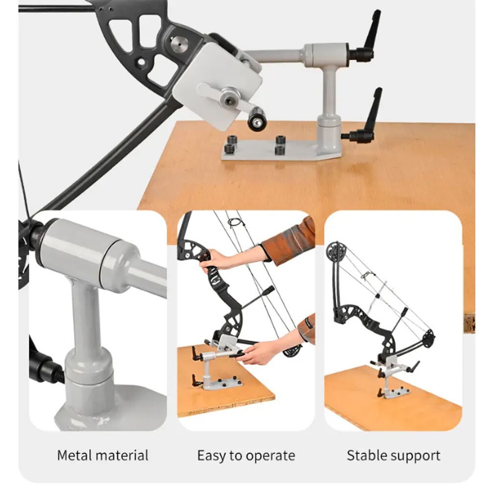 360° Adjustable Compound Bow Vise Universal Bow Adjustment Tool