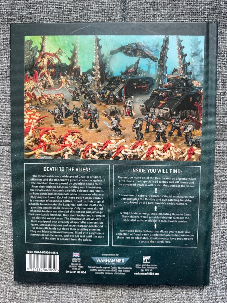 Warhammer 40k Deathwatch 9th Ed Codex - Great Condition