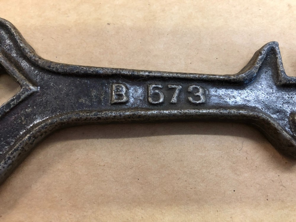 Vintage B573 Multi Size Farm Implement Wrench Tool