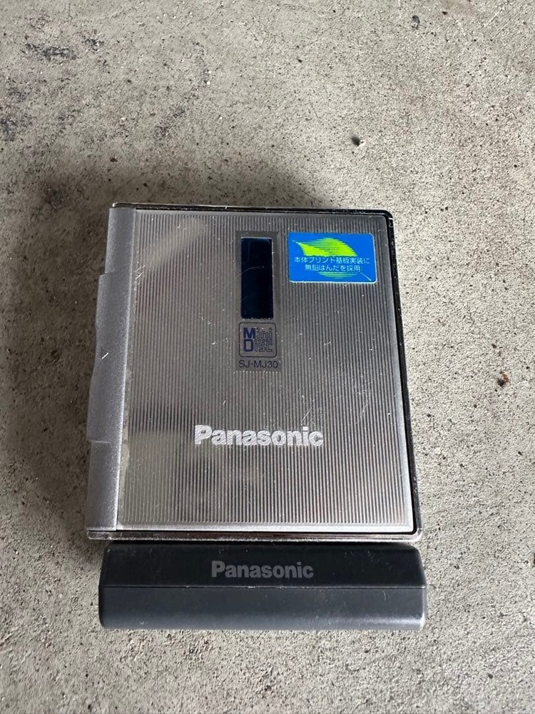 Panasonic SJ-MJ30 Portable MD Player Mini DISC Untested