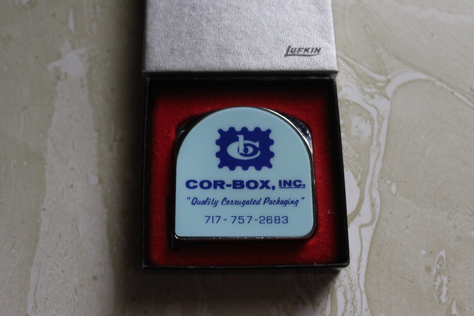 6' STEEL TAPE MEASURE FROM COR-BOX INC. "QUALITY CORRUGATED PACKAGING
