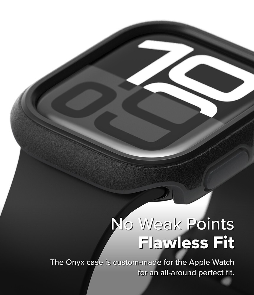 For Apple Watch 10 46mm Case | Ringke [Onyx] Frame Protector Cover