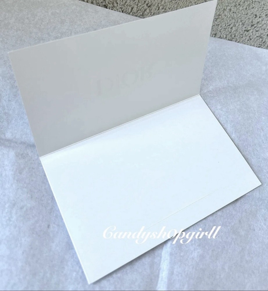 NEW DIOR White Gift Box & Envelope