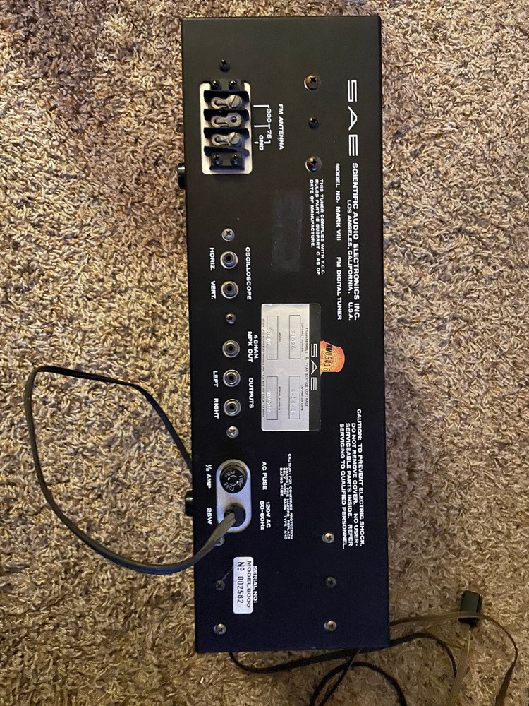 SAE 8000 tuner working well