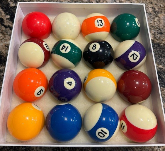The Level Best Pool Ball Set 2 1/4