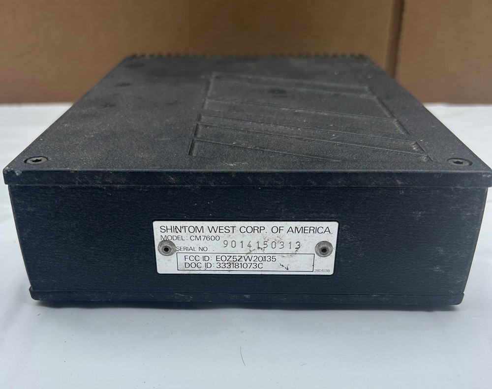 Vintage Shintom West Corp TNB Licensed Non-Broadcast Station Transmitter CM7600