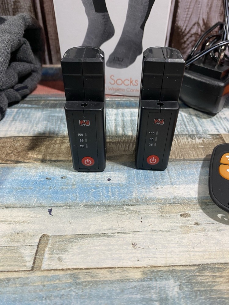 Mobile Warming Performance Heated Socks Wireless Controller Size 8-12