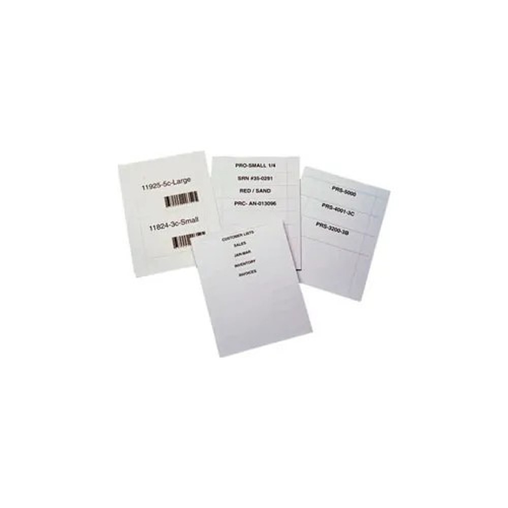 Laser Insert Sheets, Letter - Pref. 1-1/2" x 2-5/8" (900 pcs/pkg)