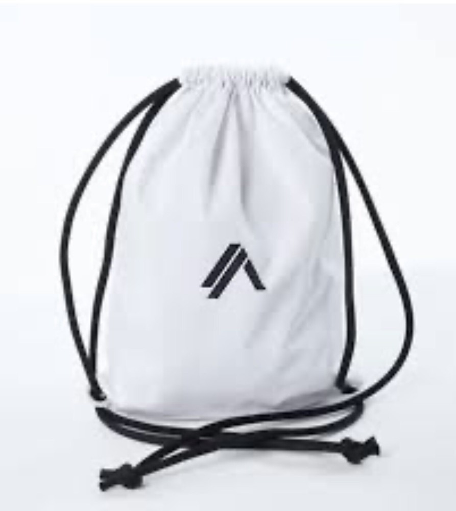 Alphalete Athletics  Drawstring New Classic String Backpack White