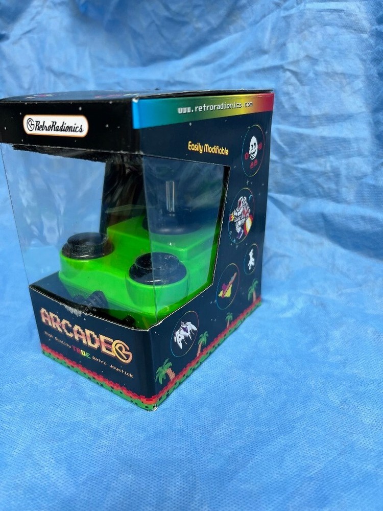 ArcadeR 9-pin (DB9) standard Retro Joystick - Green