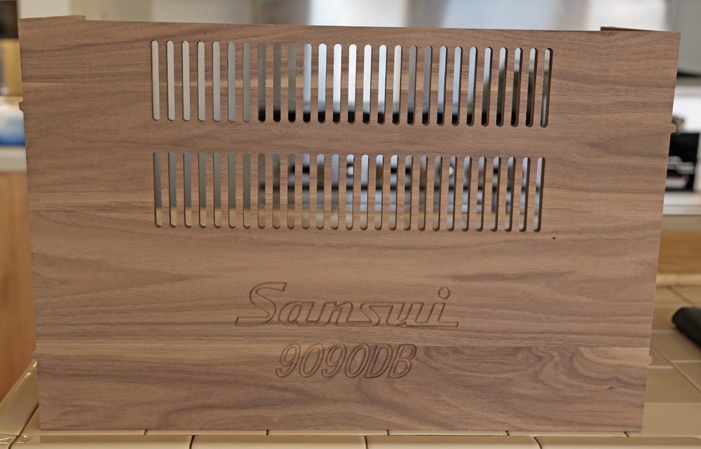 Sansui 8080/9090 Custom Made Cabinet Solid American Black Walnut