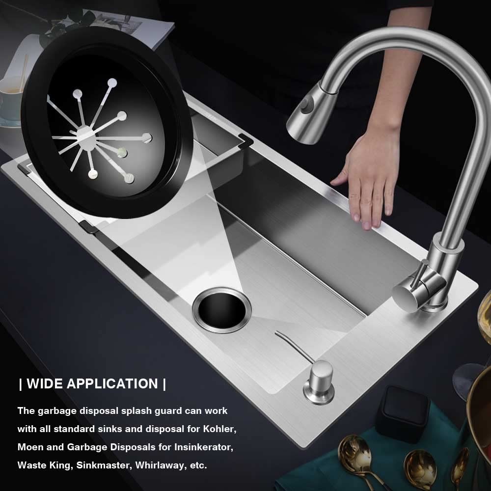 Garbage Disposal Splash Guard Sink Baffle Cover Kitchen Replacement...
