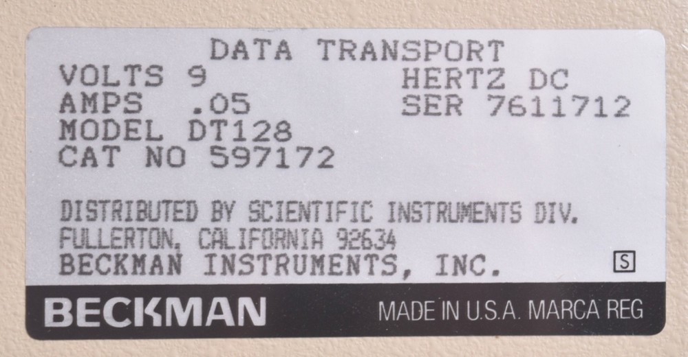Beckman Data Transporter DT128 597172