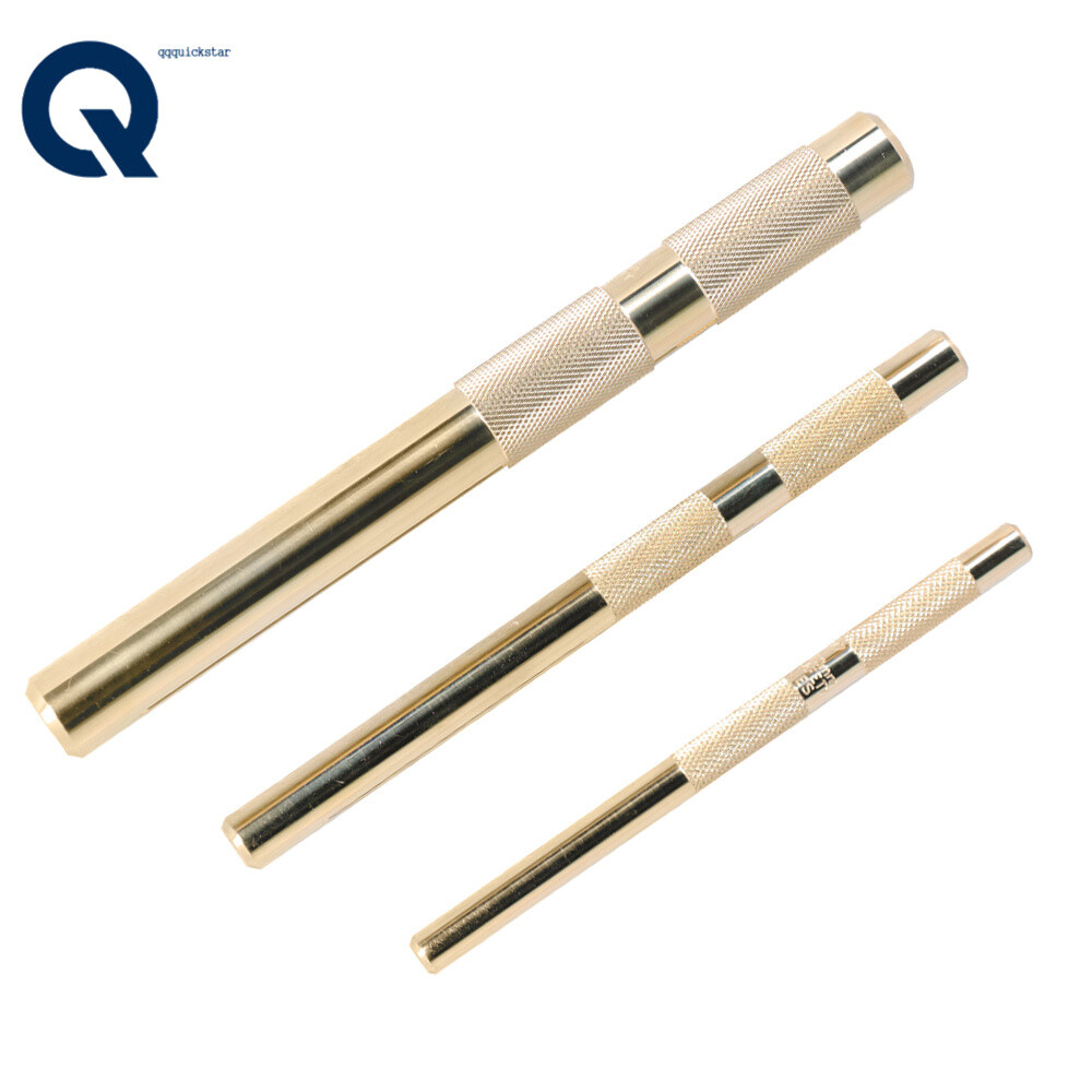 3× Brass Drift Punch Set 3/8" to 3/4" Replace for 61360
