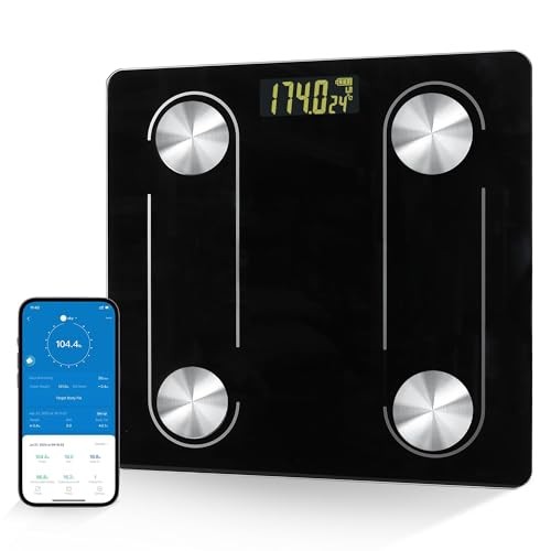 Digital Simple Scale with Led Display Practical Body Fat Scale, Bathroom Scale