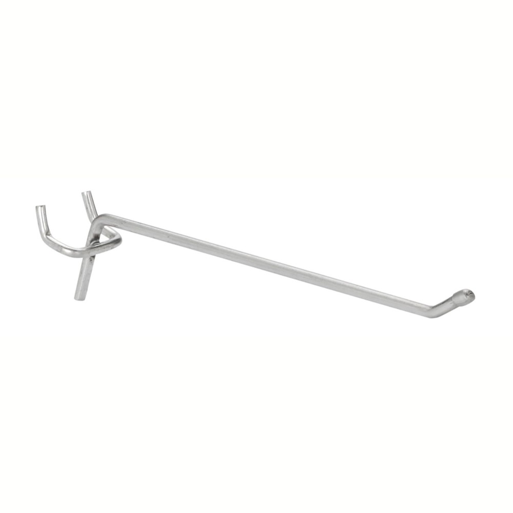 [100 Pack] 4" Pegboard Hooks, Tool Organization for 1/8" and 1/4" Pegboards