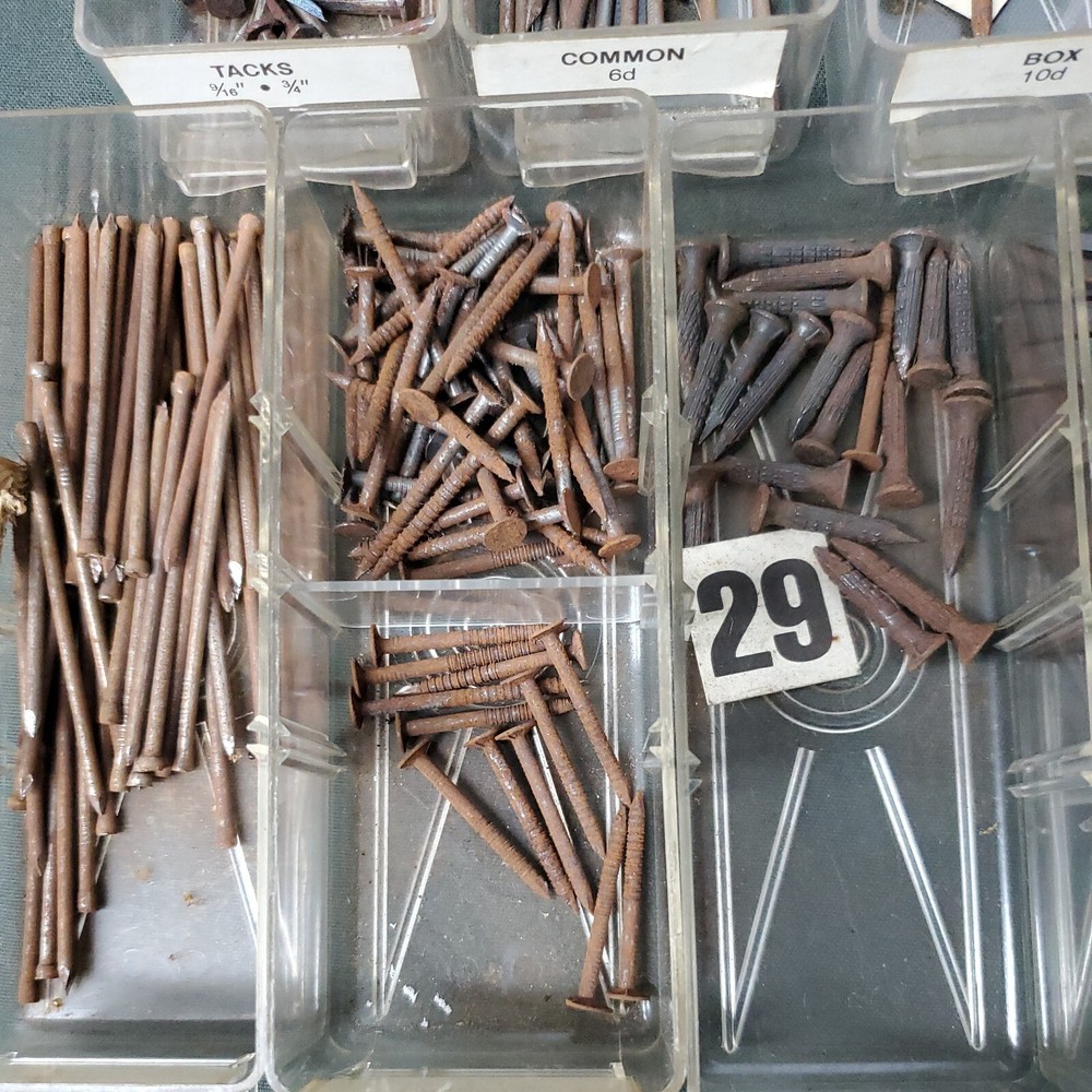 Plastic Storage 25 Drawers Workshop Organizer with Some Contents + Extra Partial