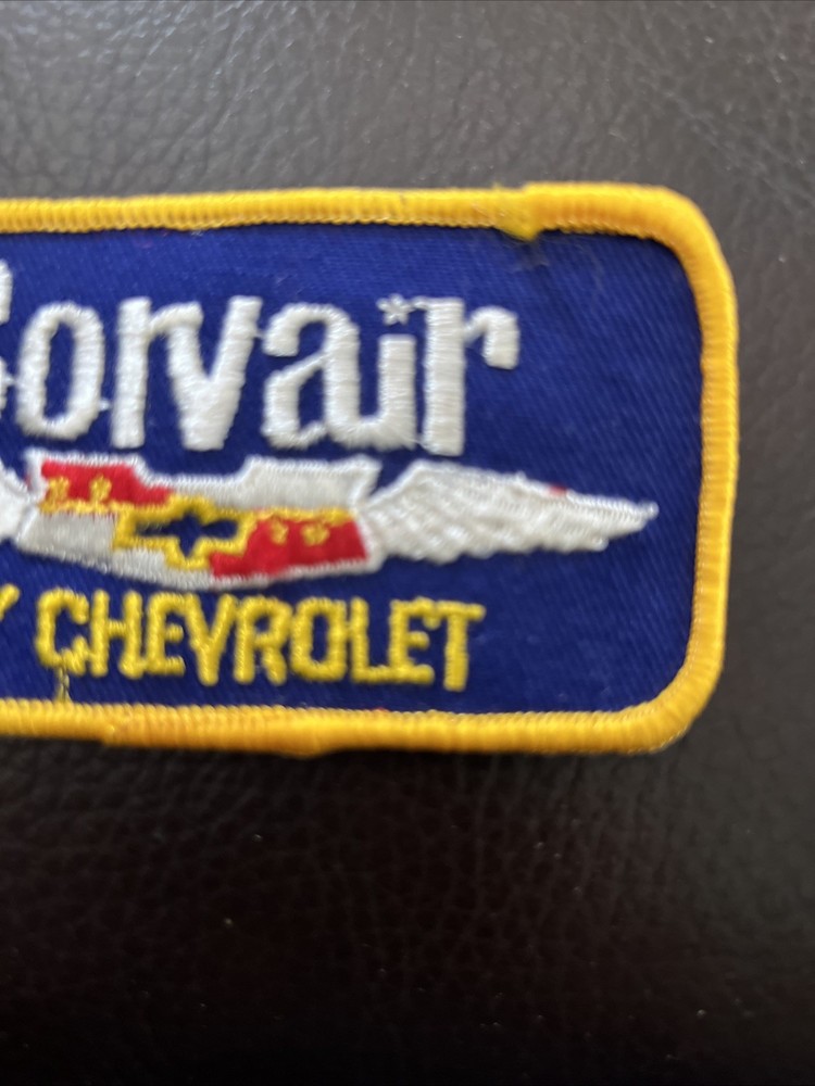 Vintage Embroidered Patch Chevy Chevrolet Corvair