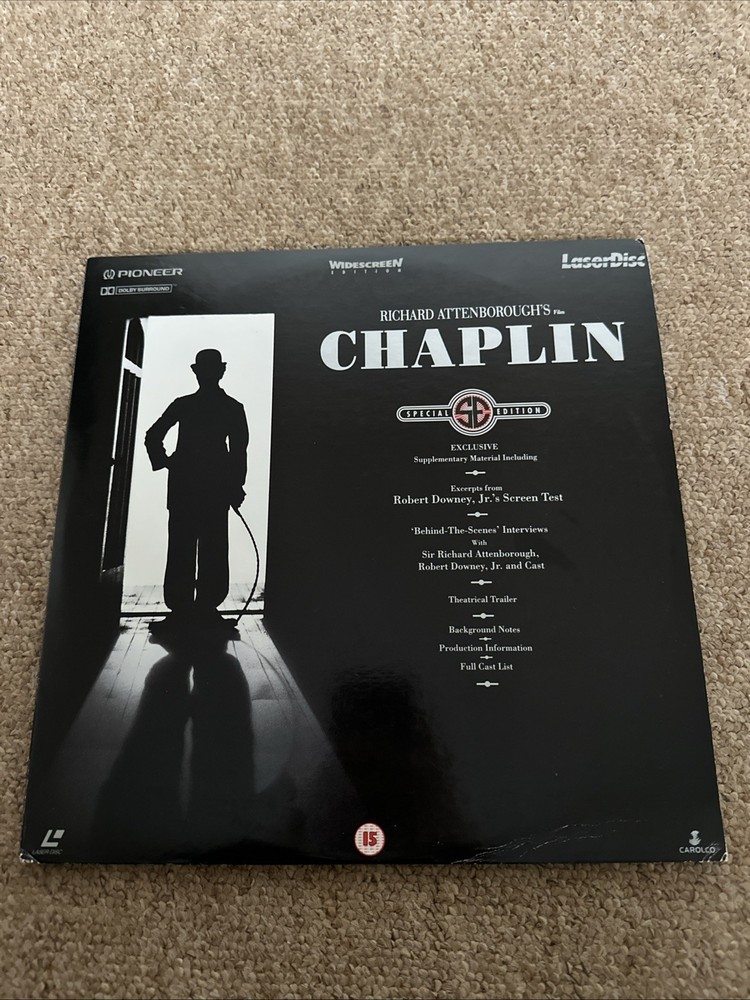 Chaplin Widescreen Edition Laser Disc - PAL