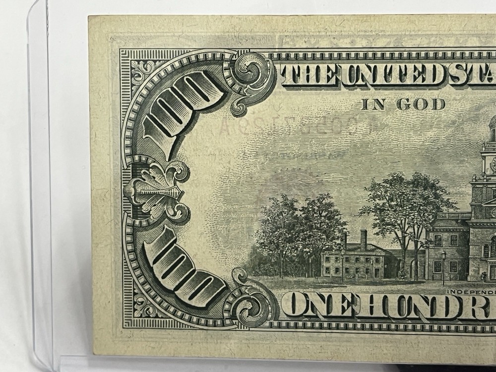 Series 1966 $100 United States Note Red Seal