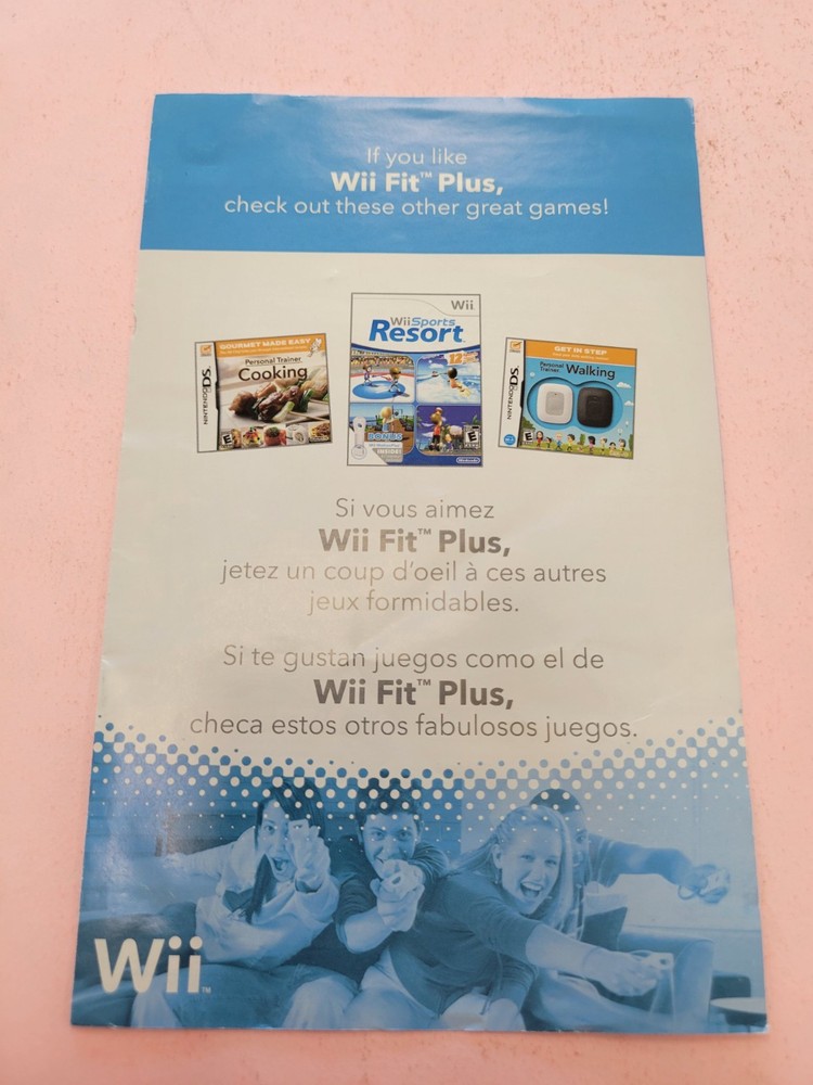 If You Like Super Wii Fit Plus INSERT ONLY Authentic Insert