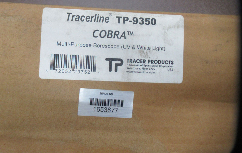 TRACERLINE TP-9350 COBRA, MULTI-PURPOSE BORESCOPE (UV & LIGHT)