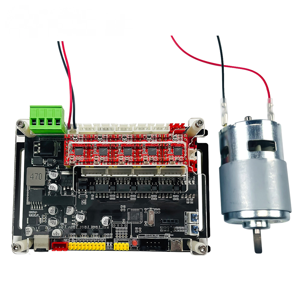 New CNC 4AXIS Stepper Motor Controller MCU32 Bit GRBL Driver Board With Offline