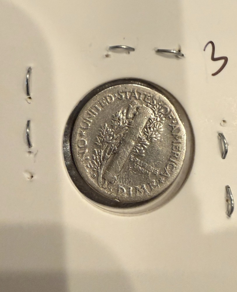 1943 Mercury Dime 10C 90% Silver
