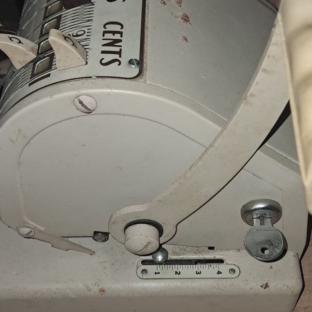 Paymaster Antique Mechanical Check Writer Machine