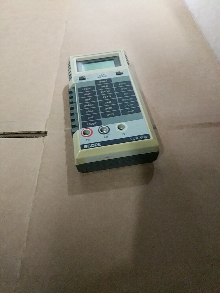 SCOPE LCR Meter MODEL LCR 680 31/2 DIGITS, BASIC ACCURACY 1.0%