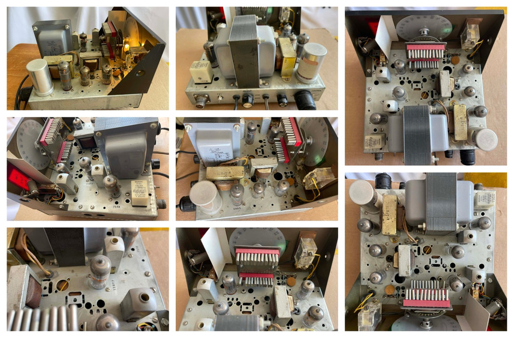 VINTAGE CUSTOM BUILD 11 meter BASE STATION RECEIVER & CB RADIO -UNBRANDED