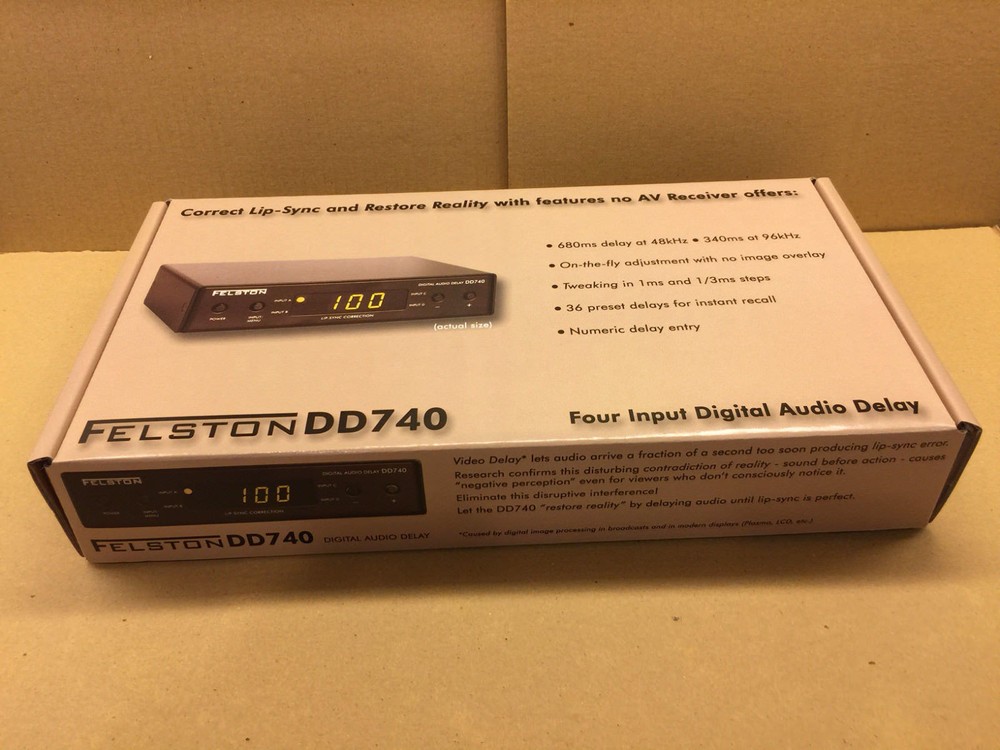 Felston DD740 Lip-Sync Corrector (audio delay for Dolby Digital or PCM)