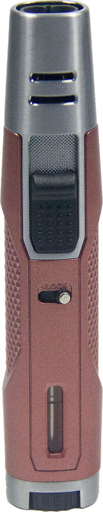 2 Pack Double V Torch Jet Flame Refillable Butane Adjustable Cigar Lighter