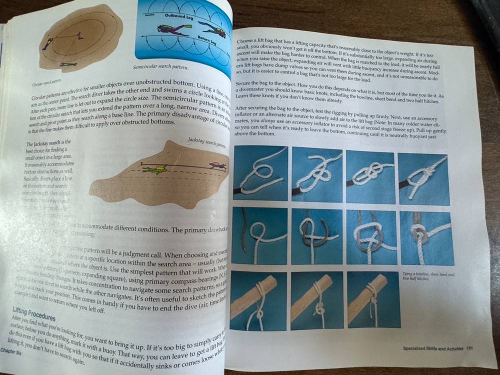 PADI DIVE COMPUTER & DIVEMASTER BOOKS & EDRPML ELECTRONIC SCUBA DIVING COMPUTER