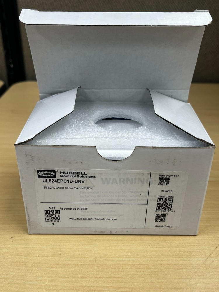 Hubbell UL924EPC1D-UNV Emergency Lighting Control Module, New open box