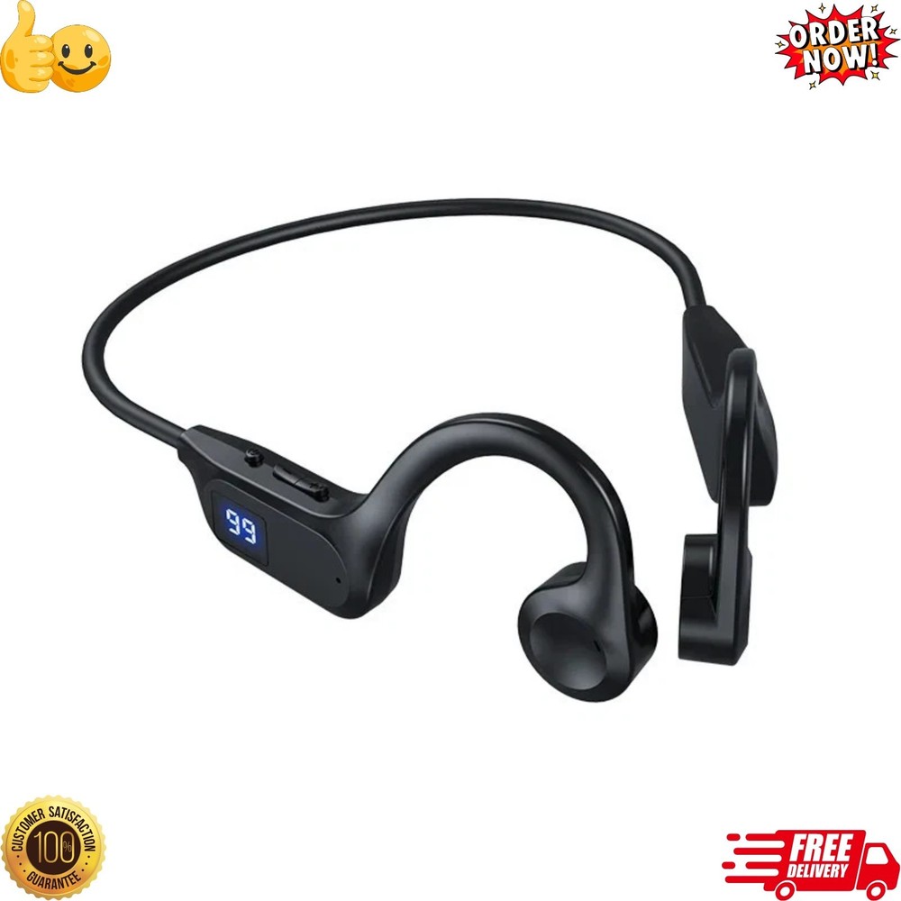 Bluetooth 5.3 Bone Conduction Headphones Wireless Outdoor Sport Headset Earbuds