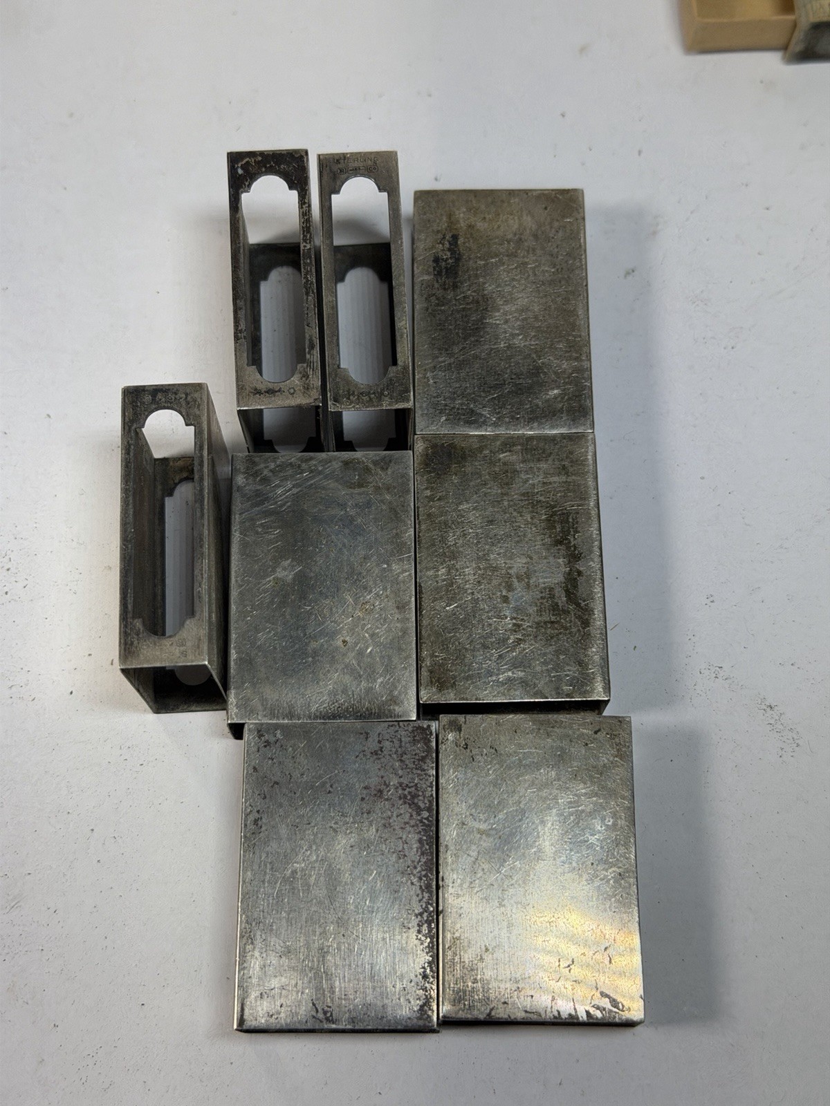 Antique Sterling Silver Match Safe Box Vesta Case – Qty 8 Available RABco 11gEA