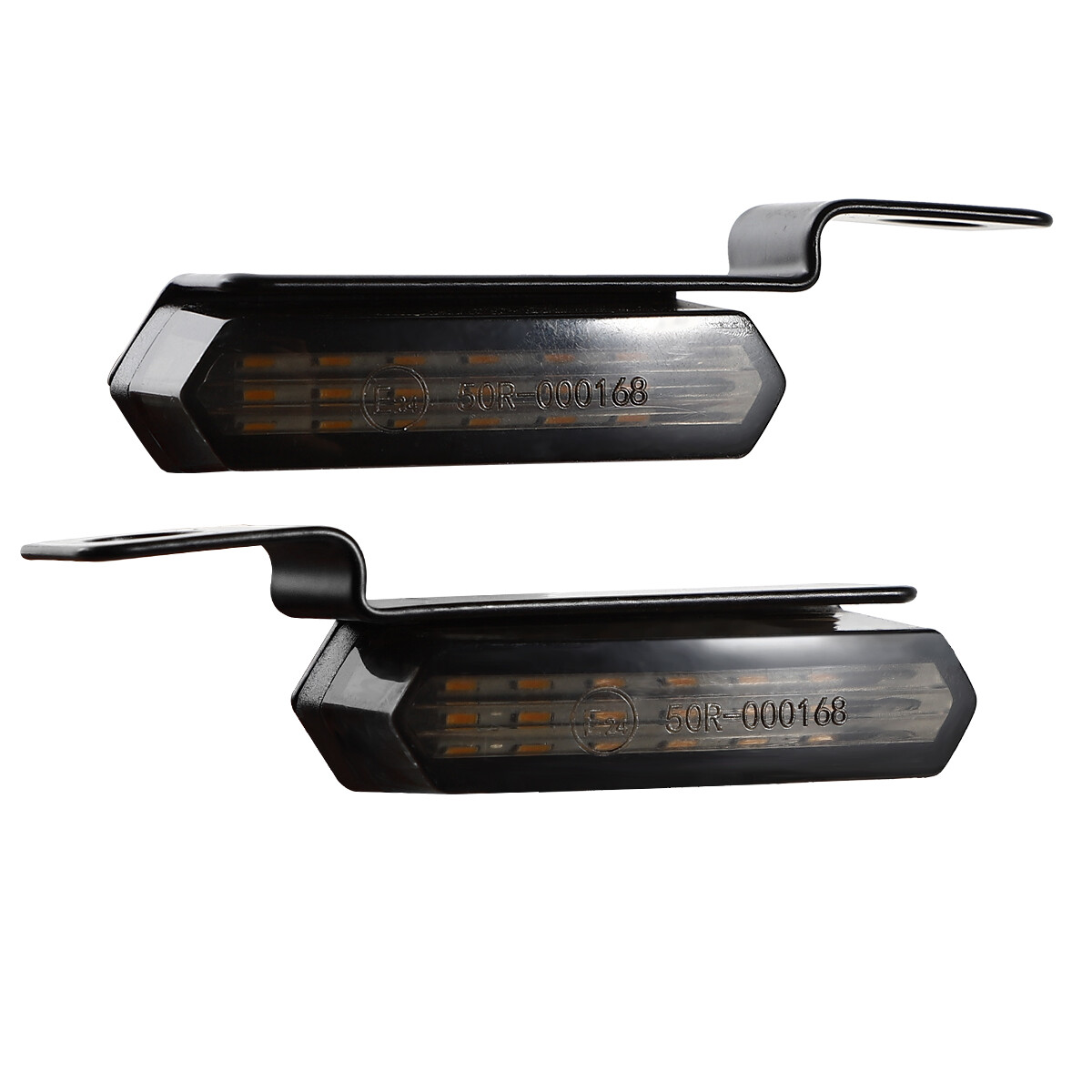 2Pcs Mini Motorcycle LED Turn Signal Blinker Handlebar Light For Harley Davidson