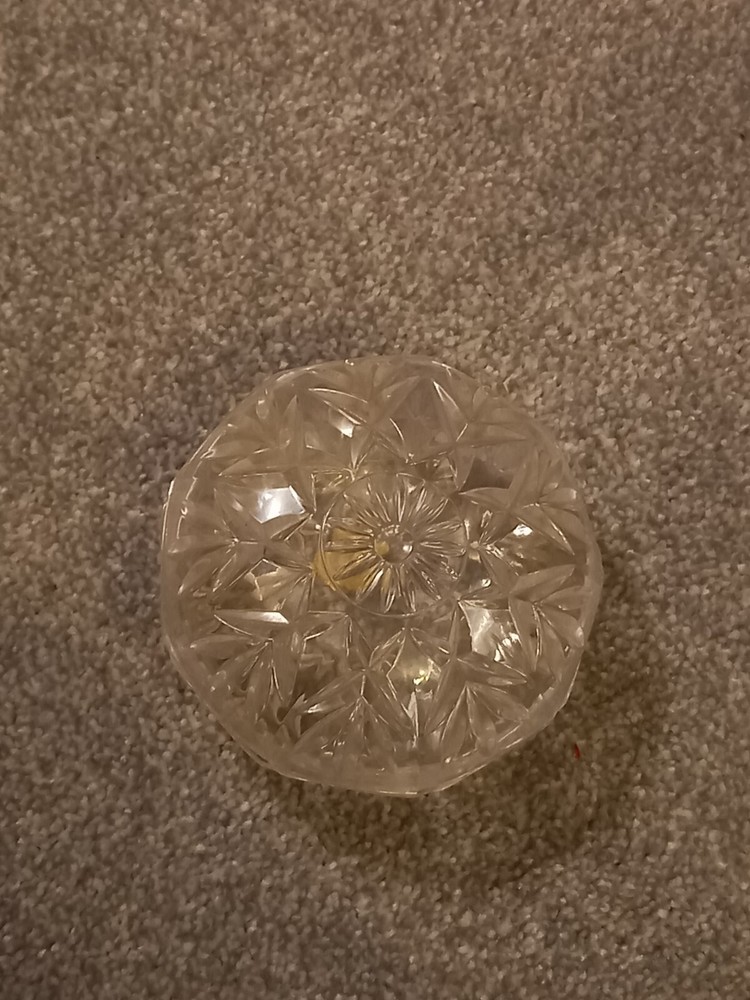 Crystal cut glass