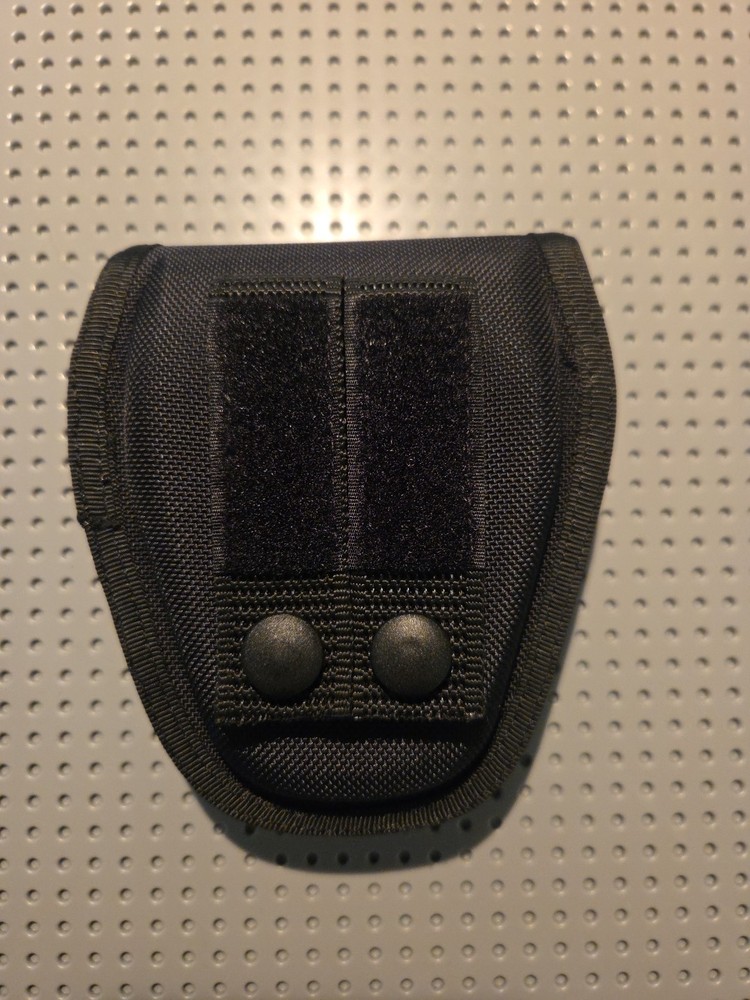 Double Handcuff Case Black Snap.