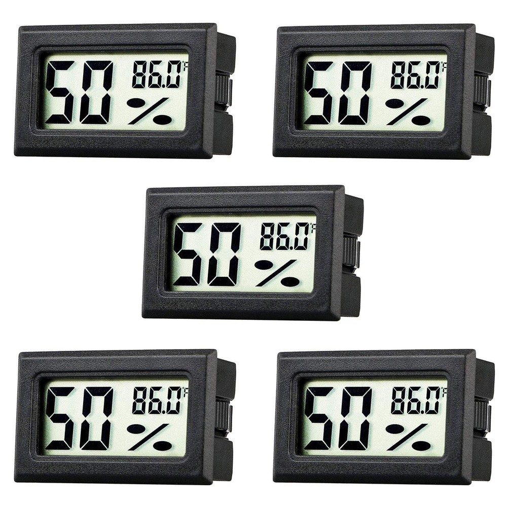 Mini Thermometer Hygrometer, Small Digital Electronic Temperature Humidity Me...
